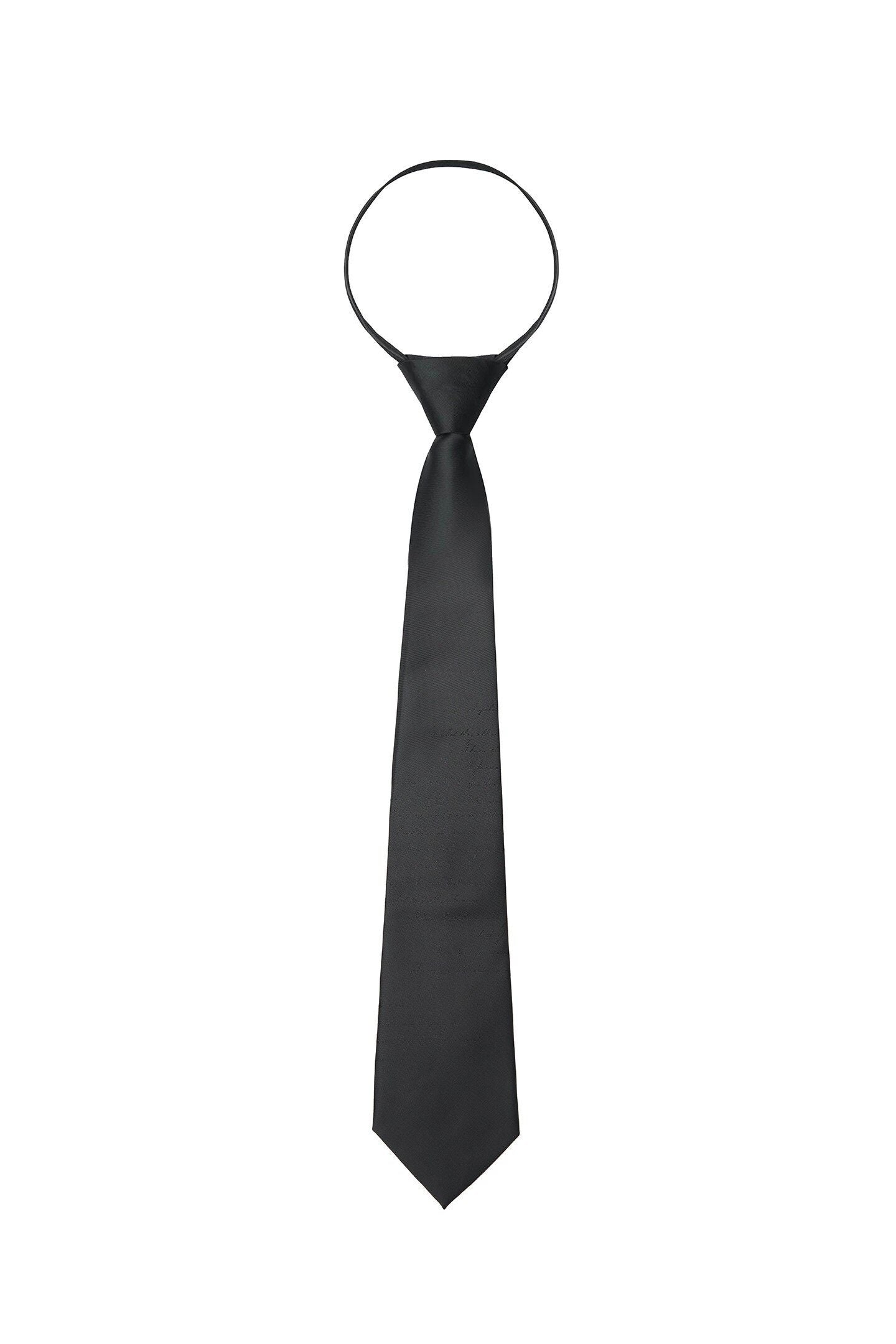 BALITONE_Elegant_Silk_Blend_Jacquard_Arrow_Tip_Casual_Alphanumeric_Black_Mens_Ties_MISSTT