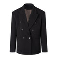 BALITONE_Non_Iron_Breathable_Double_Breasted_Relaxed_Fit_Unisex_Black_Oversized_Blazers_MISSTT