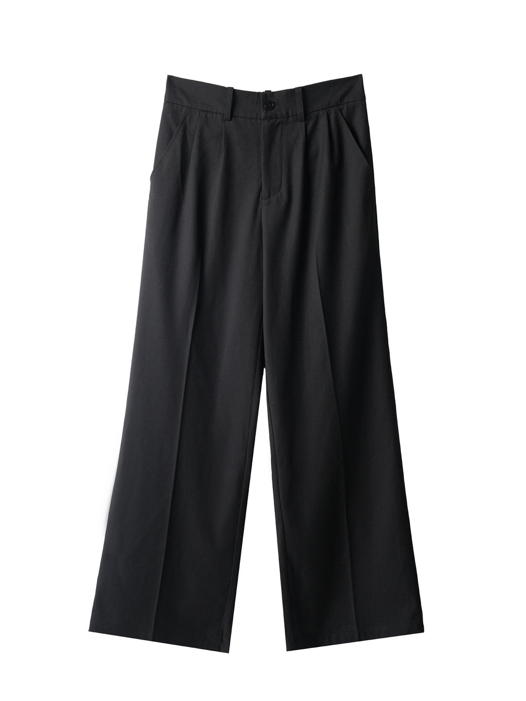 BALITONE_Non_Iron_Micro_Stretch_Mid_Waist_Relaxed_Youth_Casual_Khaki_Flared_Trousers_MISSTT