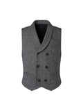 BALITONE_Non_Iron_Wool_Blend_Slim_Button_Slanted_Hem_Youth_Dark_Gray_Tailored_Waistcoats_MISSTT