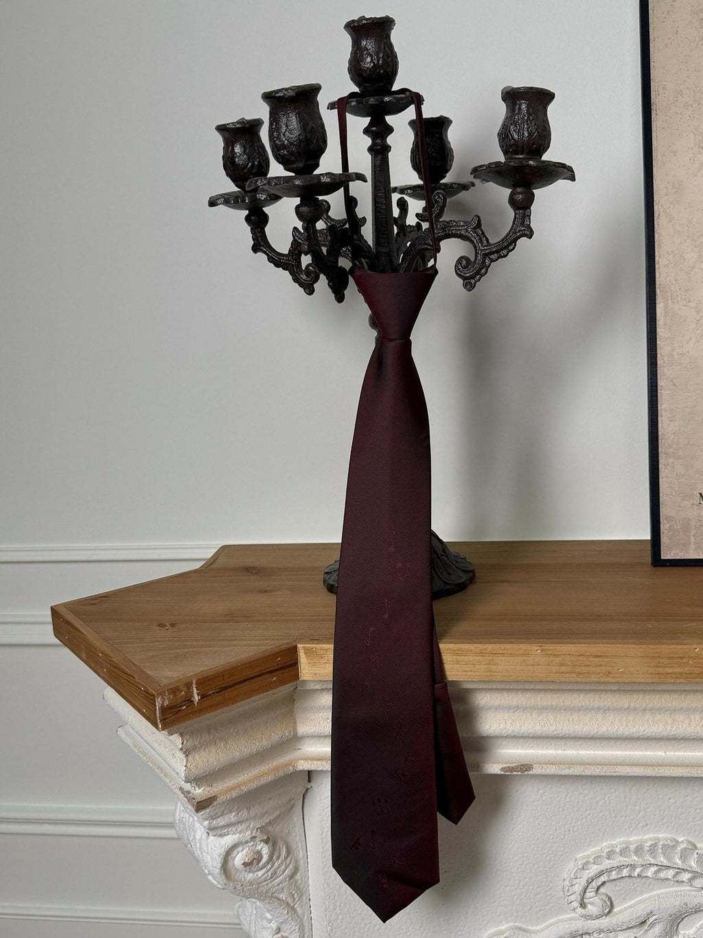 BALITONE Silk Jacquard Burgundy Arrowhead Tip Casual Standard 7Cm Width 48Cm Length Ties