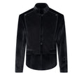 BALITONE_Velvet_Slim_Single_Button_Waterproof_Premium_Black_Mandarin-Collar_Blazers_MISSTT