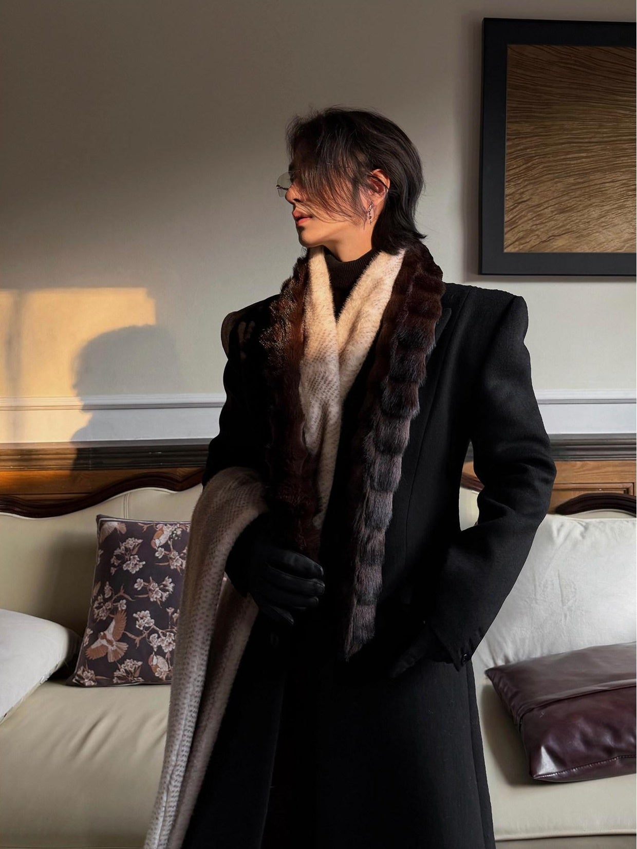 BALITONE Warm Double Sided Long Rectangular Neck Warmer Unisex Solid Scarves