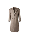 BALITONE_Warm_Non_Iron_Slim_Long_Single_Breasted_Blazer_Collar_Youth_Gray_Brown_Overcoats_MISSTT