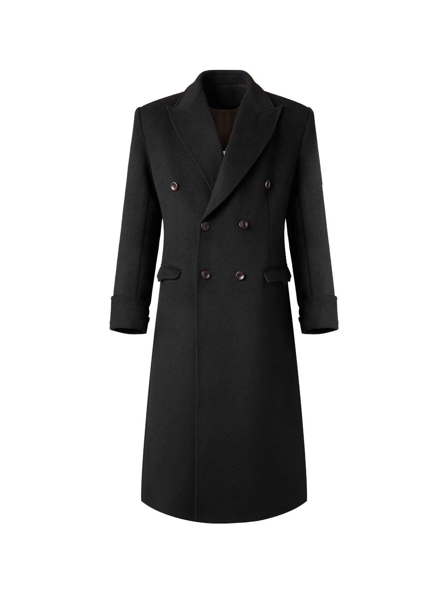 BALITONE_Warm_Noniron_Relaxed_Doublebreasted_Long_Flap_Pocket_Black_Wool_Blazers_MISSTT