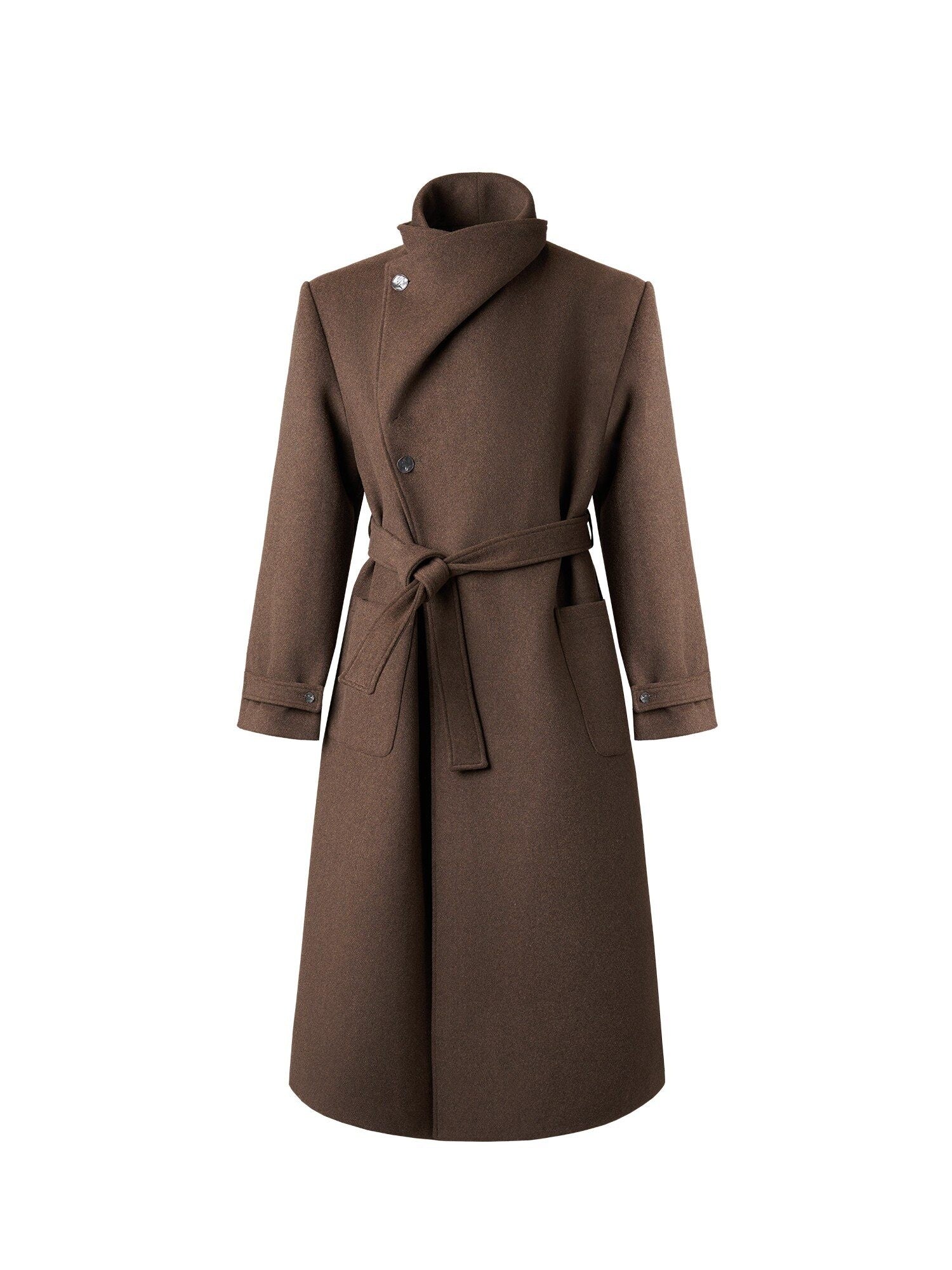 BALITONE_Warm_Wrinkle_Free_Oversized_Urban_Longline_Stand_Collar_Unisex_Wool_Coats_MISSTT