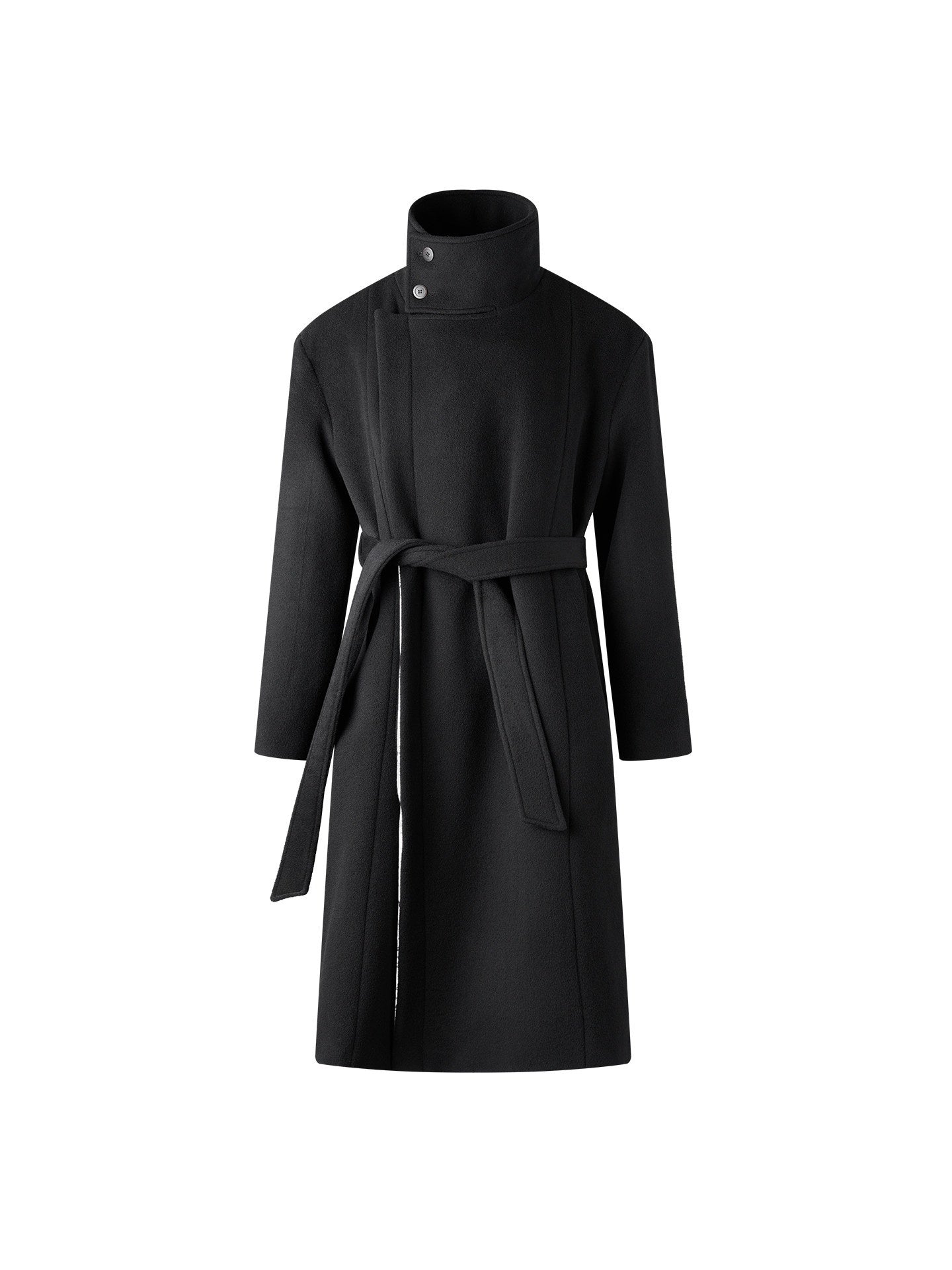 BALITONE_Wrinkle_Free_100%_Wool_Warm_Loose_Fit_Tie_Belt_Stand_Collar_Unisex_Wool_Coats_MISSTT