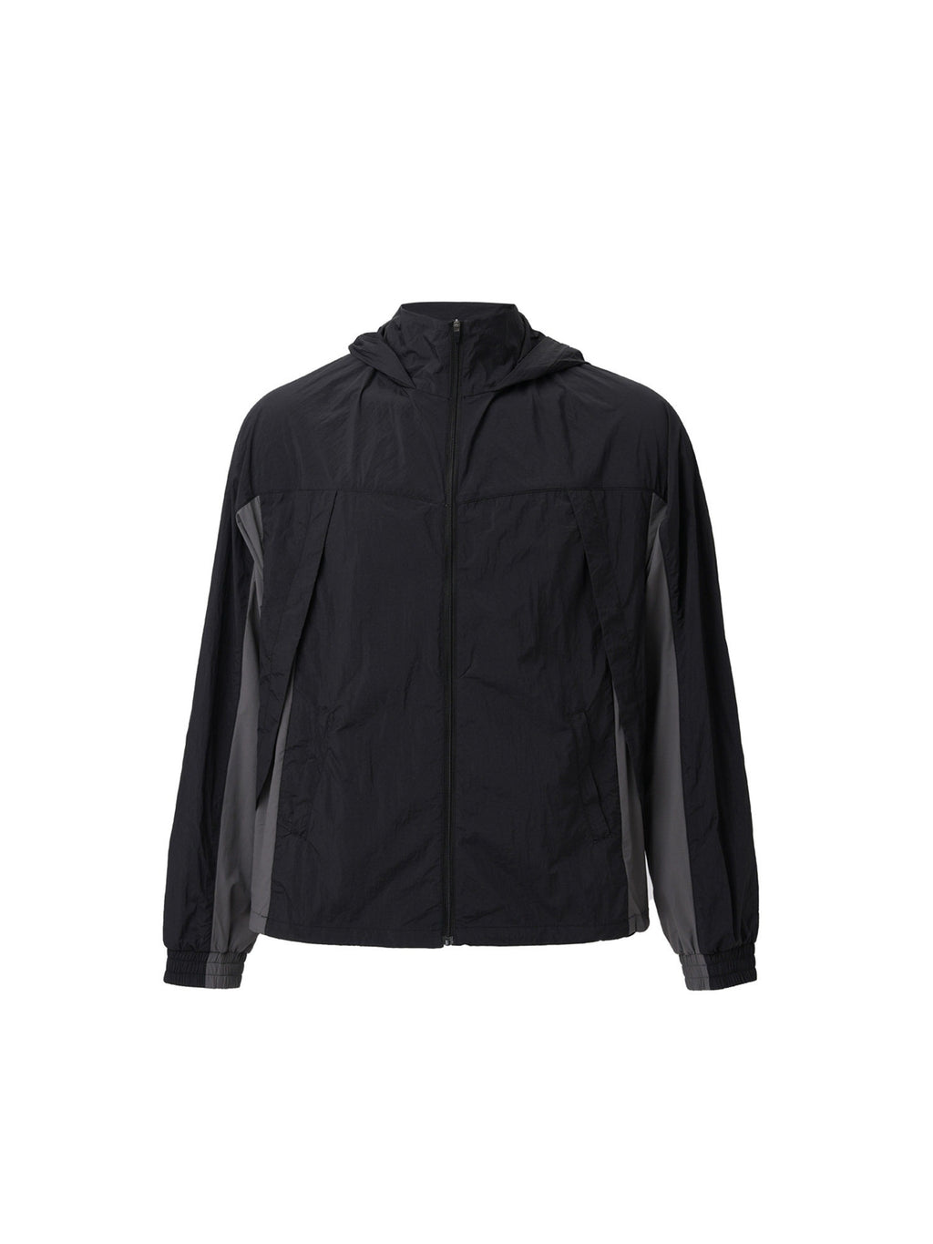 BALITONE_Wrinkle_Free_Colorblock_Loose_Fit_Hooded_Unisex_Nylon_Zip_Sun_Protection_Jackets_MISSTT