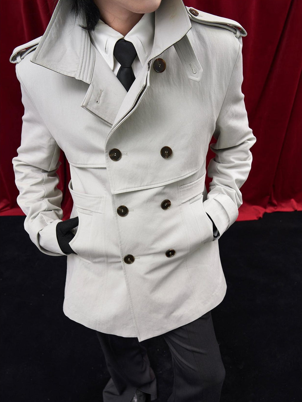 BALITONE Wrinkle Free Lightweight Loose Fit Modern Unisex Cotton Blend Car Coats