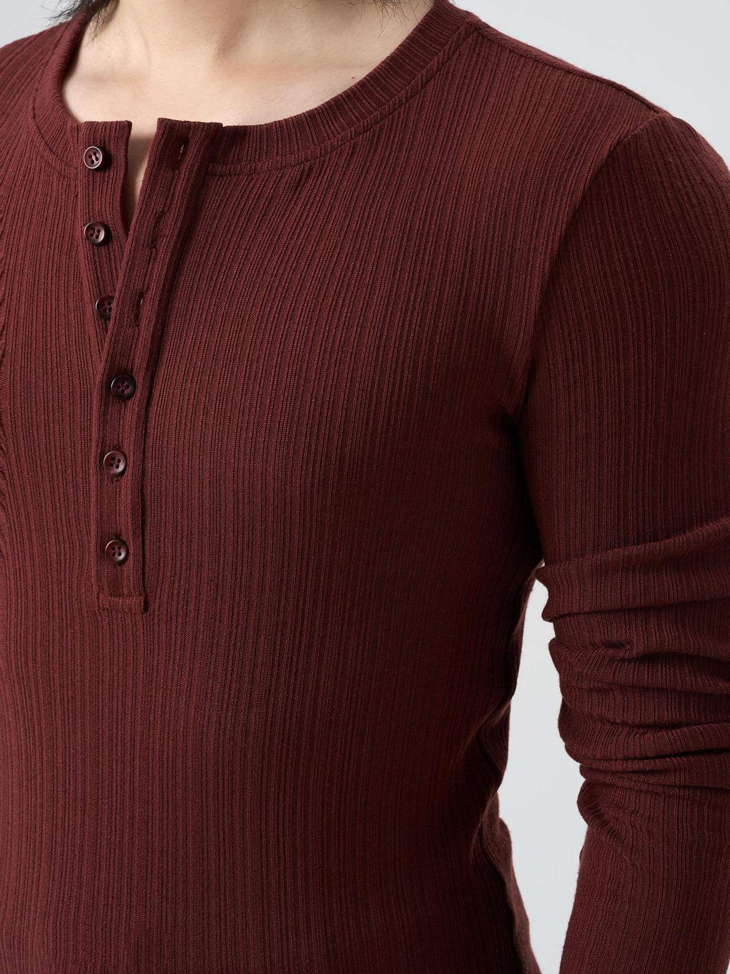 BALITONE Wrinkle Free Slim Fit Crew Neck Unisex Casual Breathable Cotton Henley Shirts