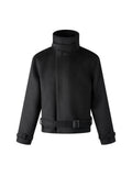 BALITONE_Wrinkle_Free_Wool_Blend_Relaxed_Tie_Detail_Unisex_Black_Short_Cropped_Jackets_MISSTT