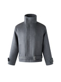BALITONE_Wrinkle_Resistant_Relaxed_Fit_Tie_Detail_Stand_Collar_Unisex_Gray_Wool_Jackets_MISSTT
