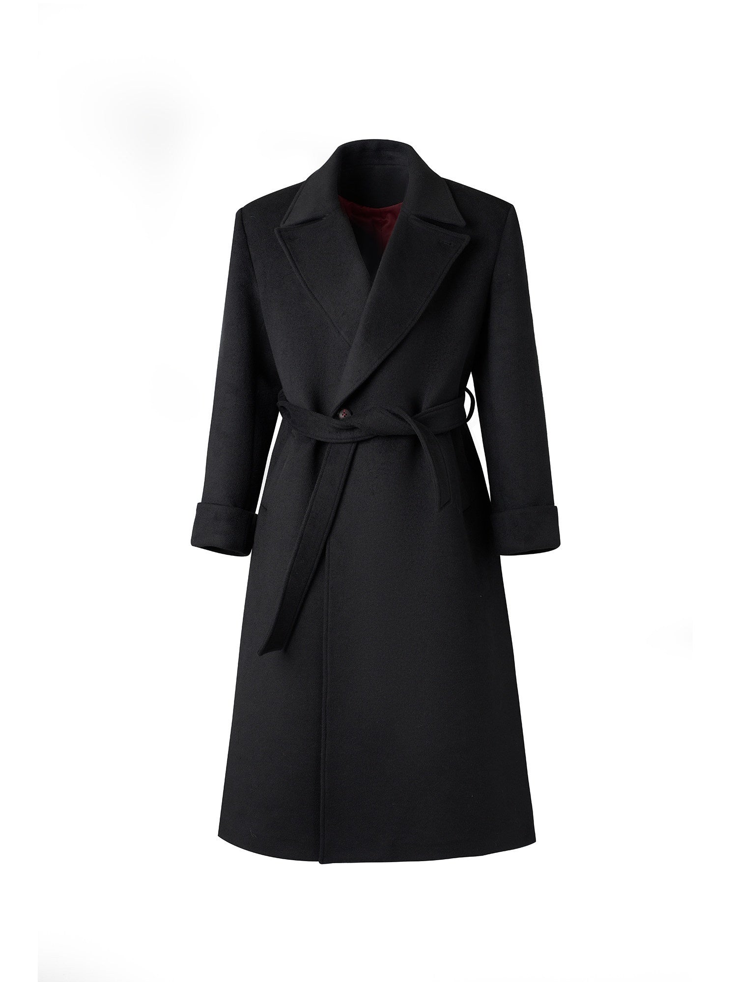 BALITONE_Wrinkle_Resistant_Wool_Blend_Loose_Fit_Slit_Longline_Unisex_Youth_Peacoats_MISSTT