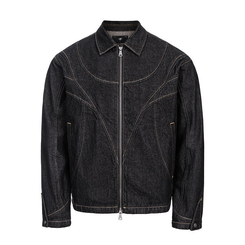 CATSSTAC_100_Percent_Cotton_Black_Oversized_Unisex_Long_Sleeve_Denim_Jackets_MISSTT