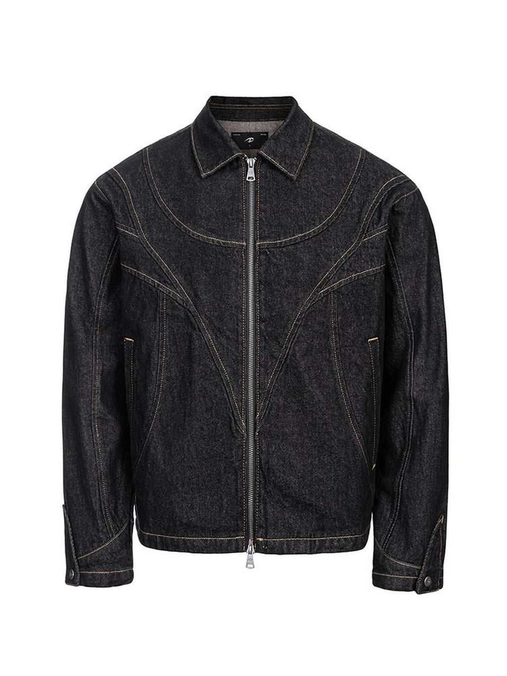 CATSSTAC 100 Percent Cotton Black Oversized Unisex Long Sleeve Denim Jackets