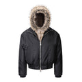 CATSSTAC_90%_White_Duck_Down_Thick_Nylon_Layered_Look_Casual_Commuter_Black_Down_Jackets_MISSTT