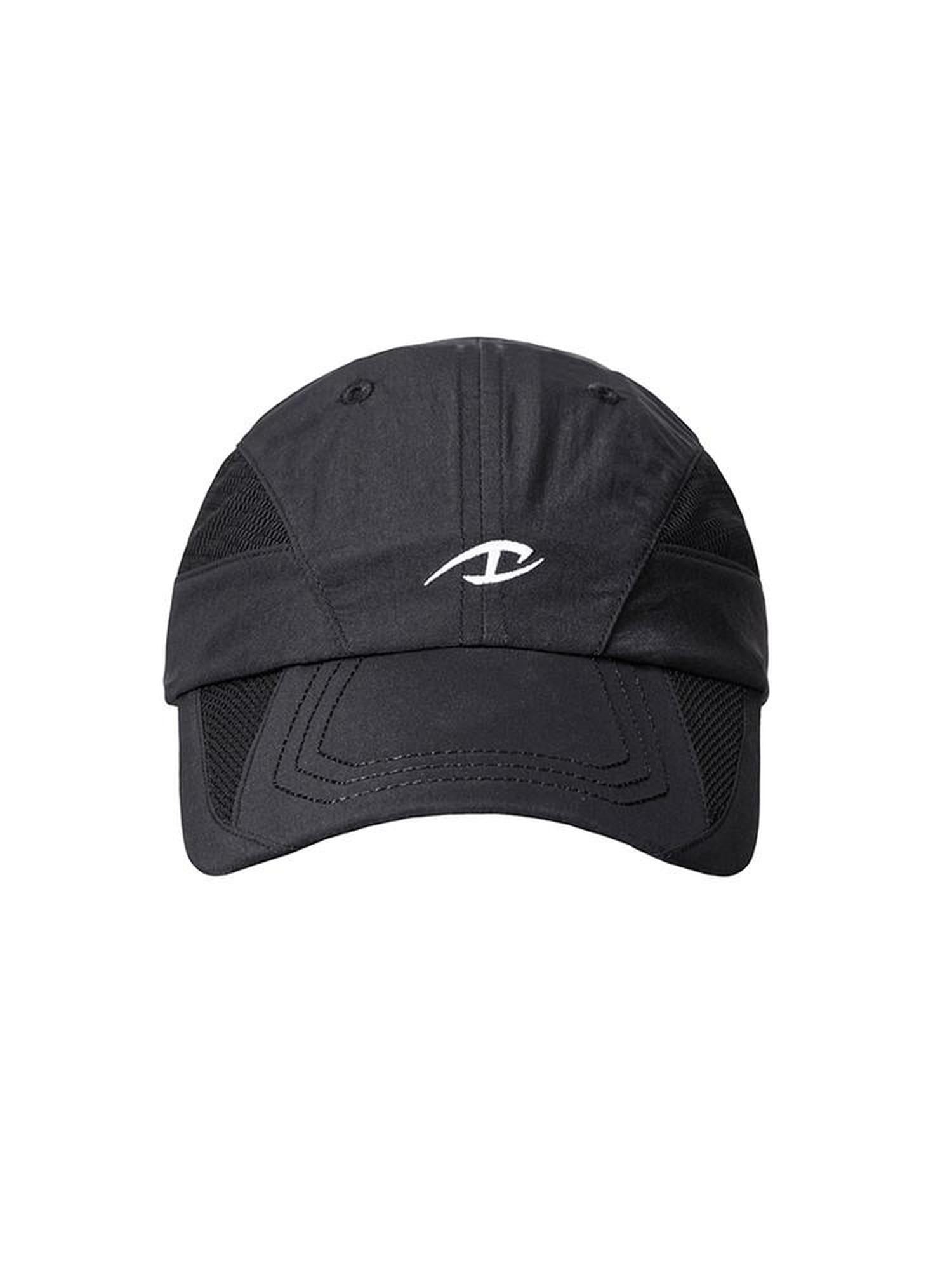 CATSSTAC Adjustable Nylon Casual Curved Brim Unisex Baseball Letter Black Caps