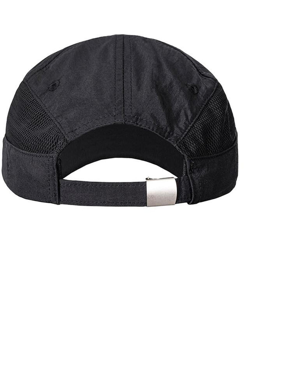 CATSSTAC Adjustable Nylon Casual Curved Brim Unisex Baseball Letter Black Caps