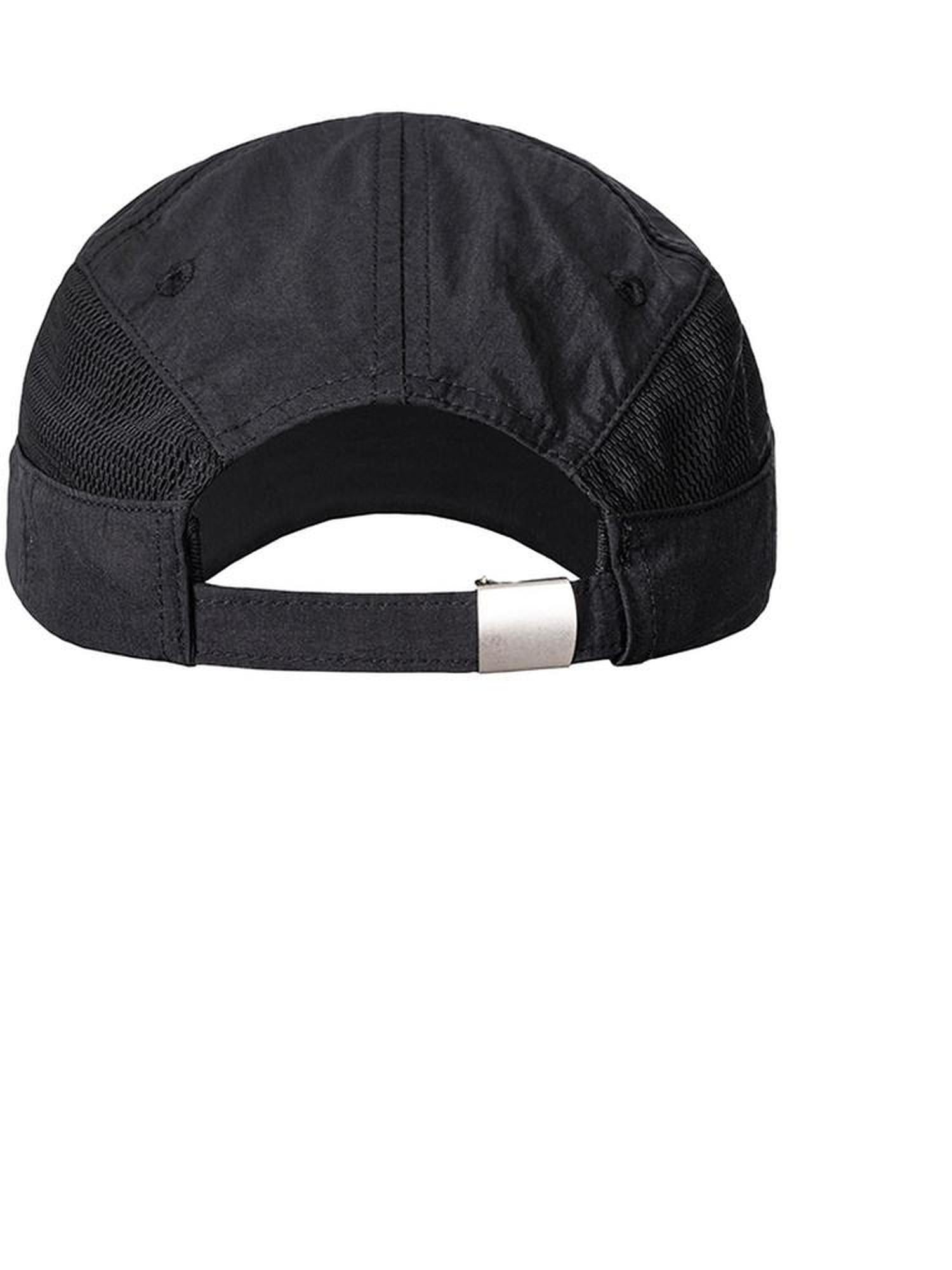 CATSSTAC Adjustable Nylon Casual Curved Brim Unisex Baseball Letter Black Caps