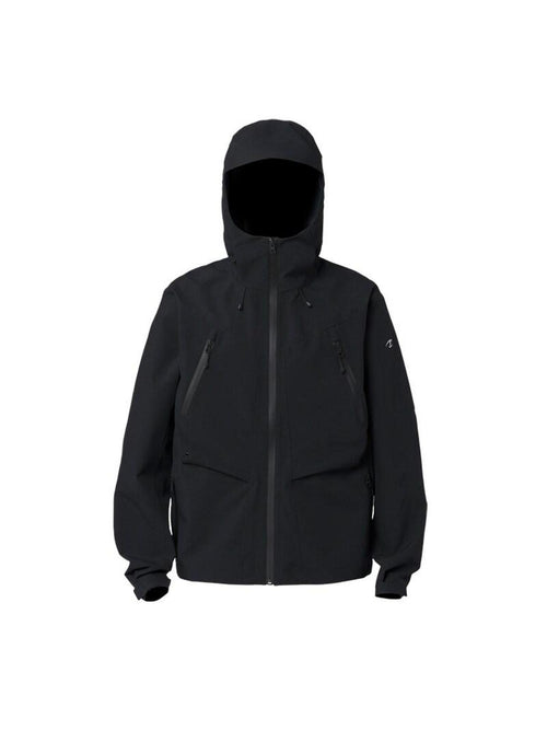CATSSTAC Breathable Hooded Zip Pocket Regular Fit Youth Outdoor Black Grey Shell Jackets