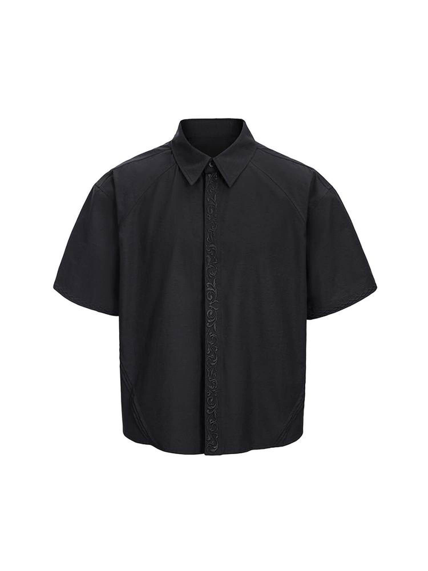 CATSSTAC Breathable Polyester Loose Cropped Polo Casual Youth Solid Shirts