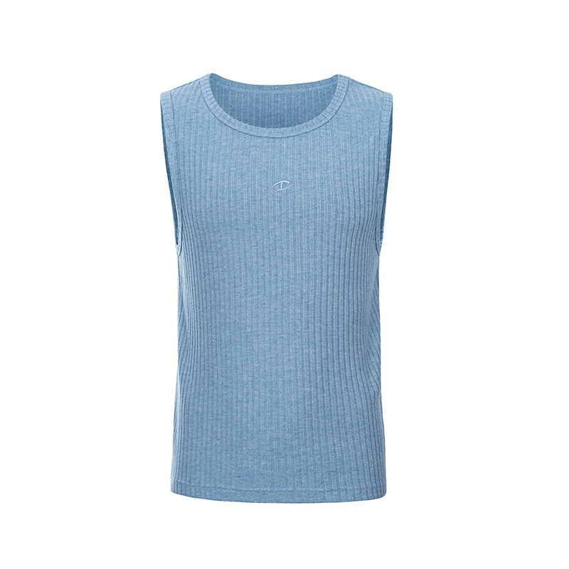 CATSSTAC_Breathable_Striped_Round_Neck_Casual_Regular_Fit_Men_Black_Tank_Tops_MISSTT