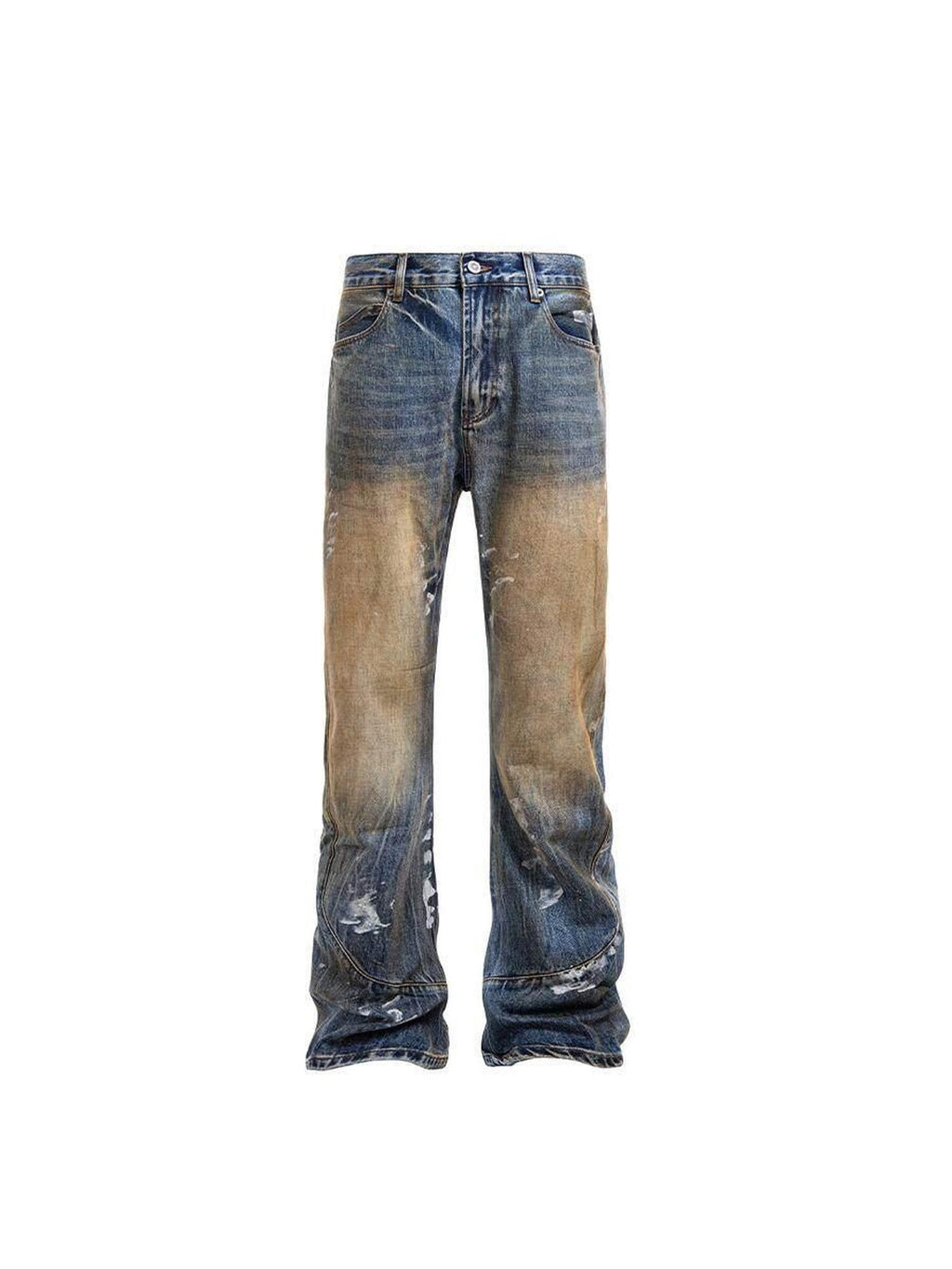 CATSSTAC Classic Blue Mid Rise No Stretch Regular Weight Women Sizes Straight Leg Jeans