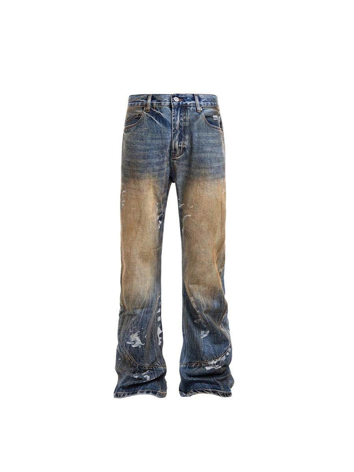 CATSSTAC Classic Blue Mid Rise No Stretch Regular Weight Women Sizes Straight Leg Jeans
