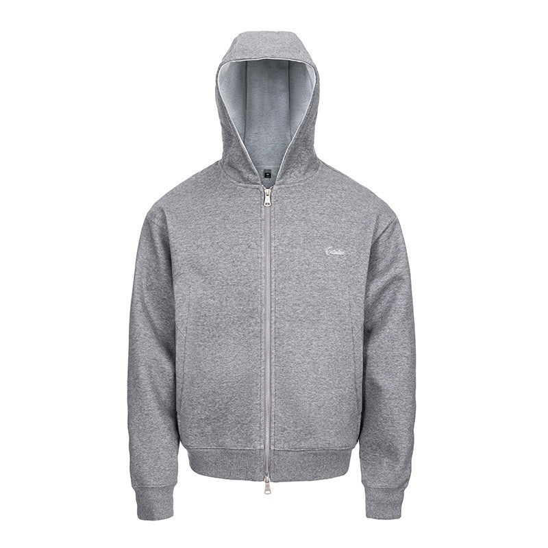 CATSSTAC_Colorblock_Hooded_Zip_Relaxed_Fit_Unisex_Casual_Logo_Knit_Cardigans_MISSTT