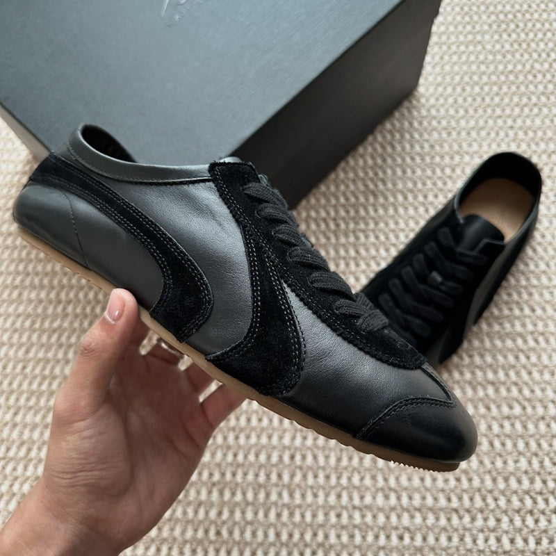 CATSSTAC_Comfort_Cushioned_Lace_Up_Sporty_Casual_Round_Toe_Leather_Black_Brown_Flats_MISSTT