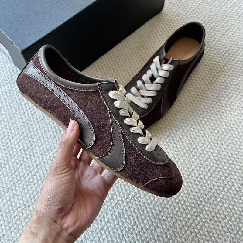 CATSSTAC_Comfort_Cushioned_Lace_Up_Sporty_Casual_Round_Toe_Leather_Black_Brown_Flats_MISSTT