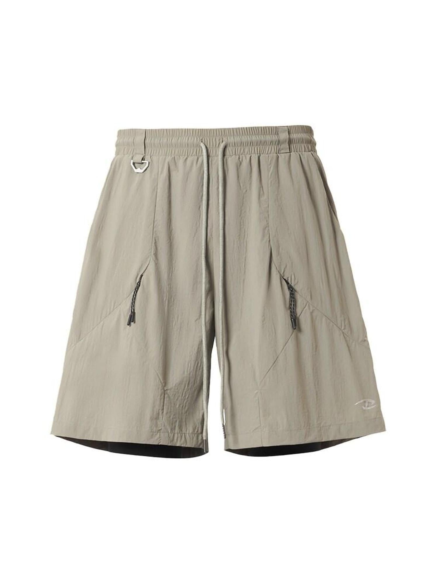 CATSSTAC Comfort Loose Mid Rise Trendy Youth Daily Wear Khaki Black Casual Shorts