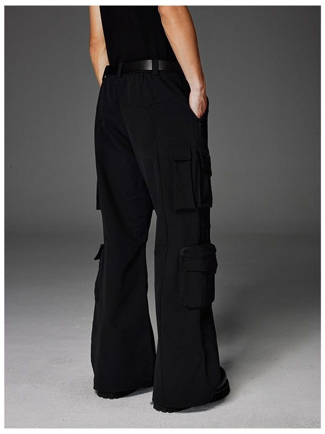 CATSSTAC Comfort Stretch Casual Straight Black Youth Everyday Essentials Straight Pants