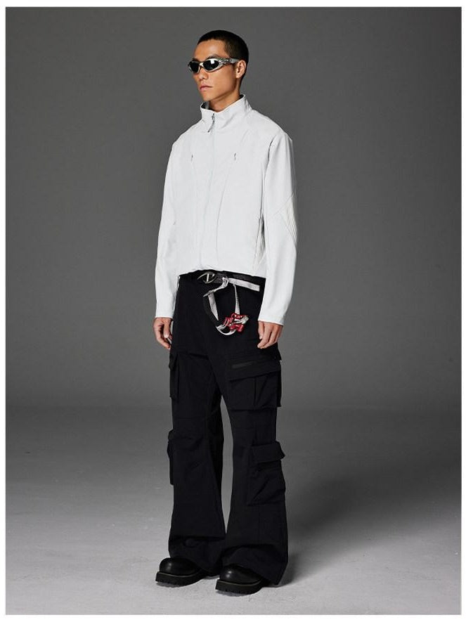CATSSTAC Comfort Stretch Casual Straight Black Youth Everyday Essentials Straight Pants