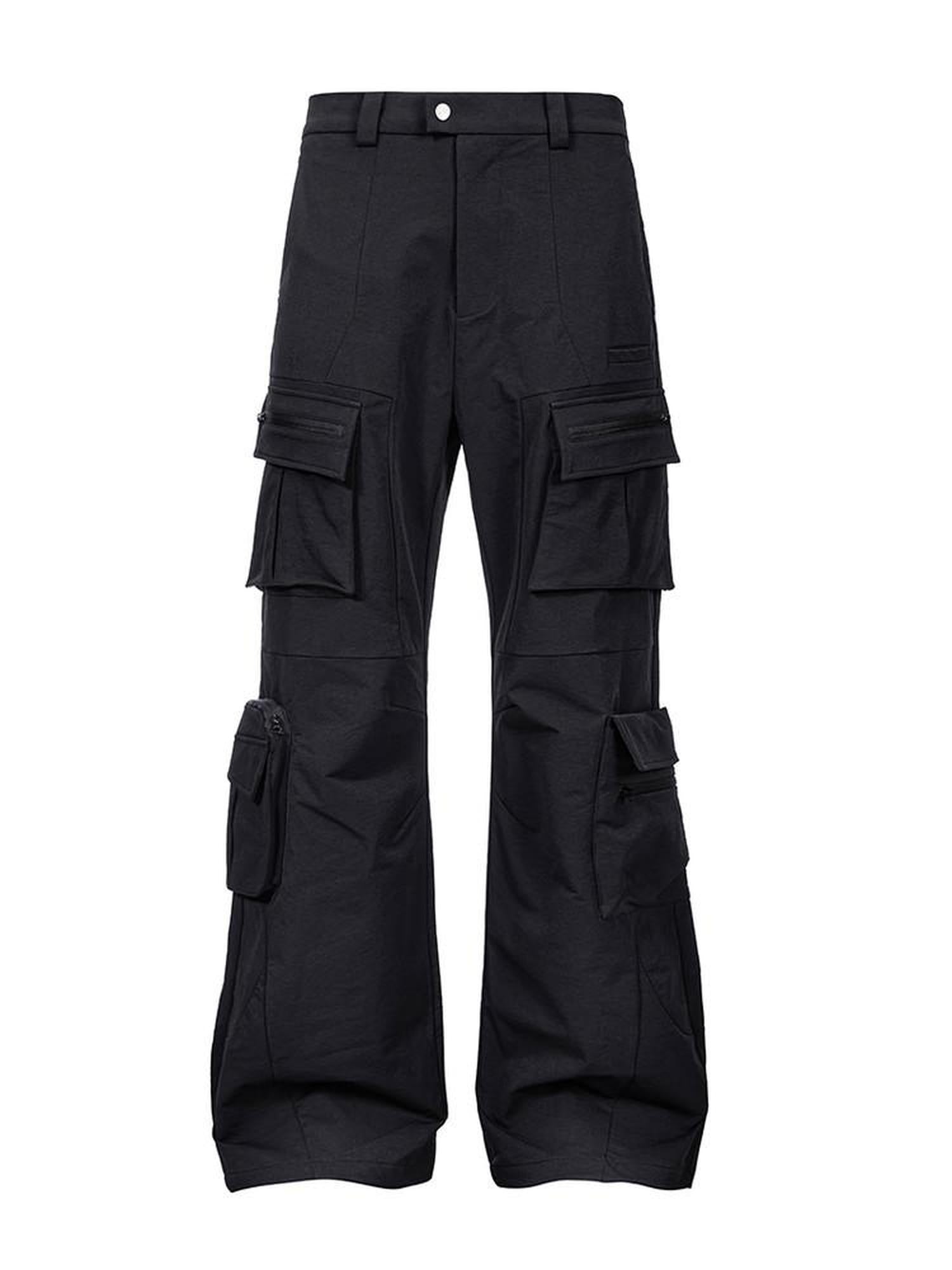 CATSSTAC Comfort Stretch Casual Straight Black Youth Everyday Essentials Straight Pants