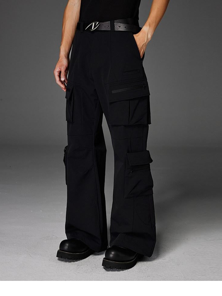 CATSSTAC Comfort Stretch Casual Straight Black Youth Everyday Essentials Straight Pants
