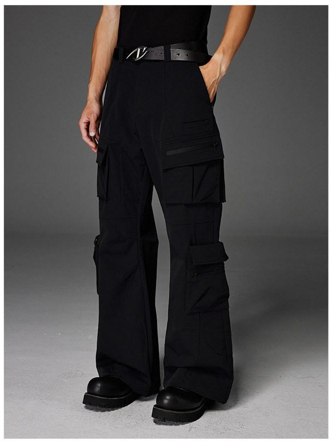 CATSSTAC Comfort Stretch Casual Straight Black Youth Everyday Essentials Straight Pants