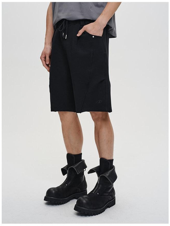 CATSSTAC Comfortable Loose Fit Youthful Casual Everyday Black Gray Sizes M To 2Xl Shorts