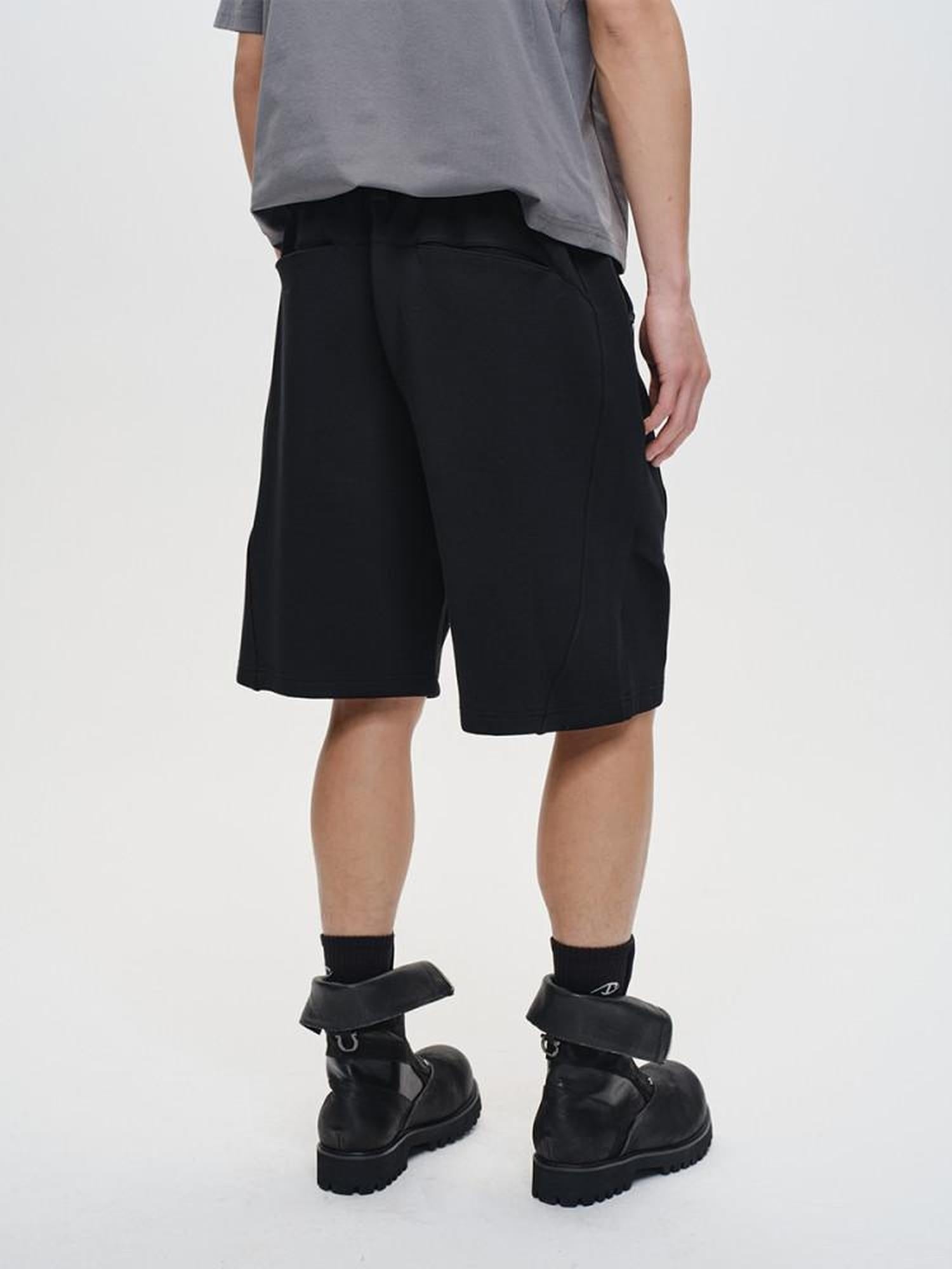 CATSSTAC Comfortable Loose Fit Youthful Casual Everyday Black Gray Sizes M To 2Xl Shorts