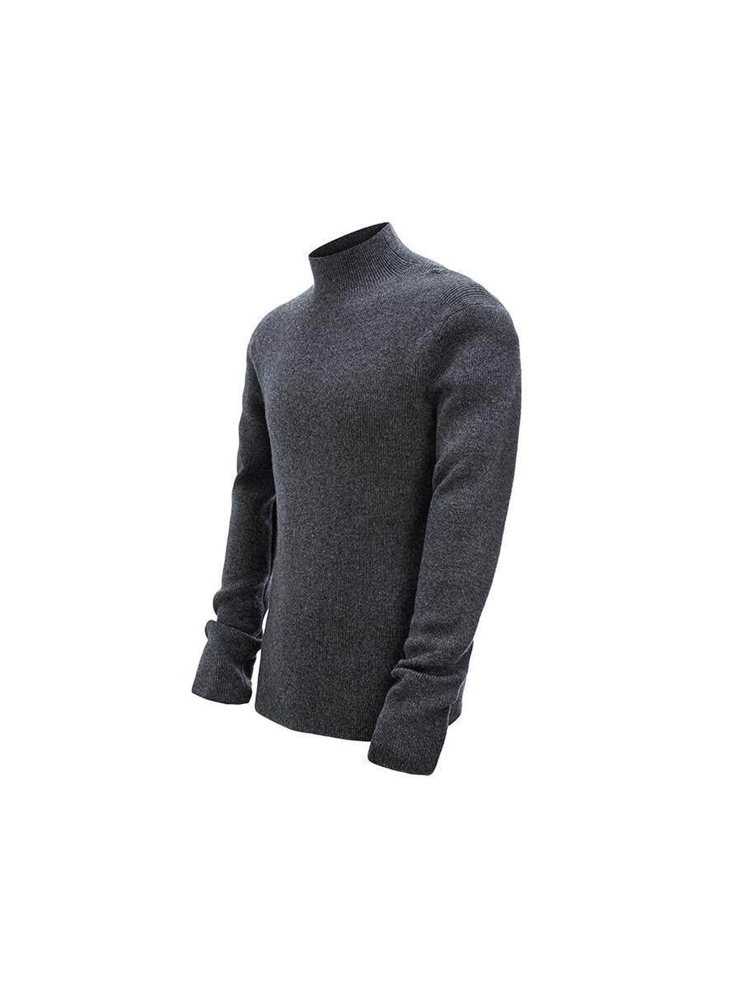 CATSSTAC Comfortable Mock Neck Pullover Youthful Sporty Casual Long Sleeve T-Shirts