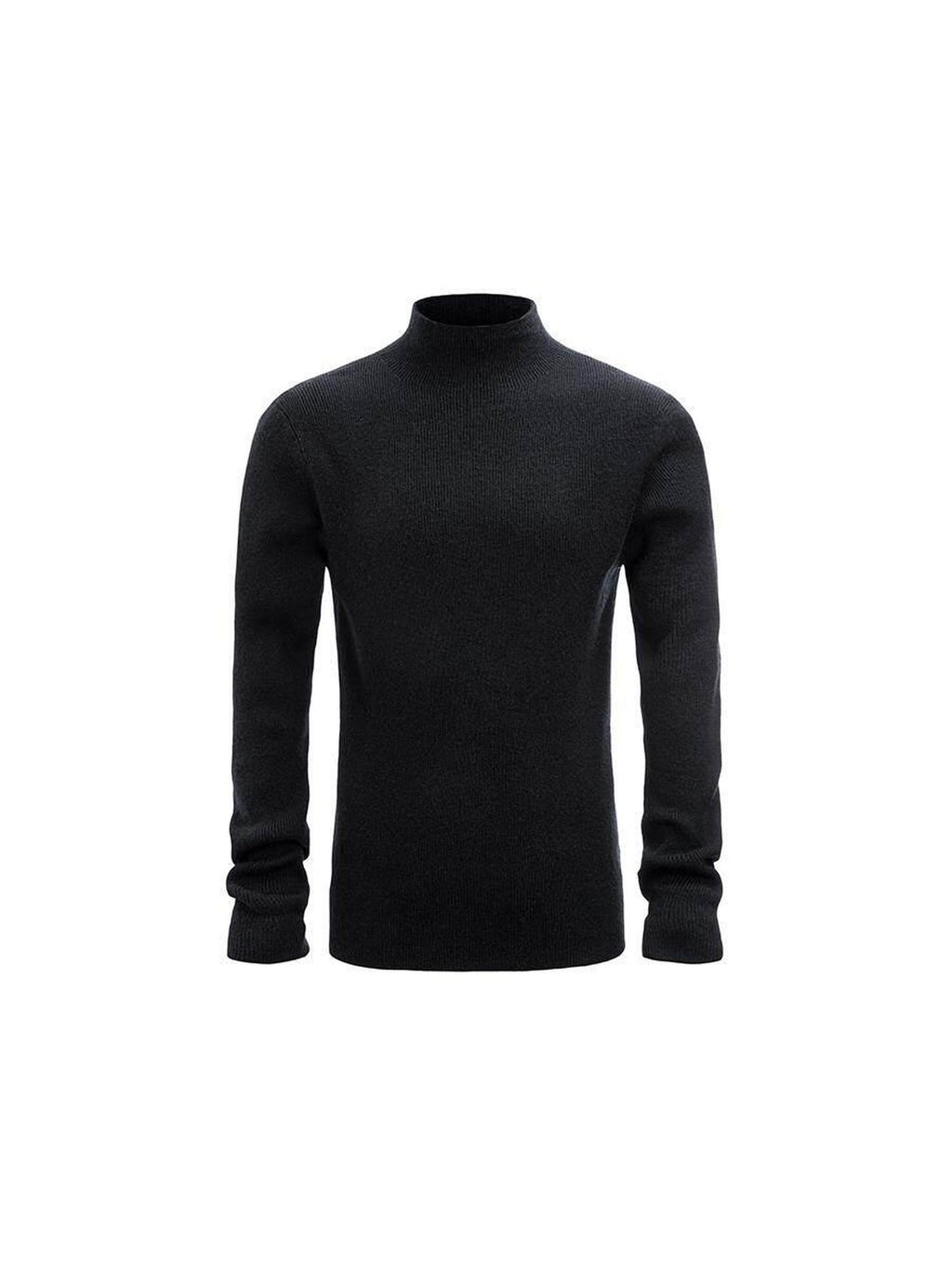 CATSSTAC Comfortable Mock Neck Pullover Youthful Sporty Casual Long Sleeve T-Shirts