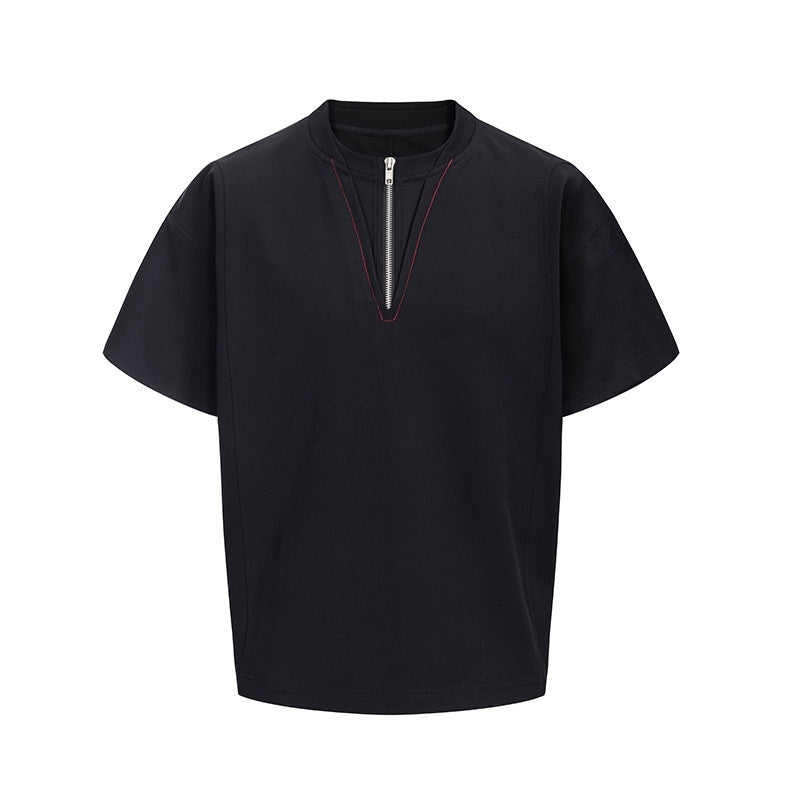 CATSSTAC_Comfortable_Oversized_Trendy_Casual_Youth_Black_Gray_Short_Sleeve_T-Shirts_MISSTT