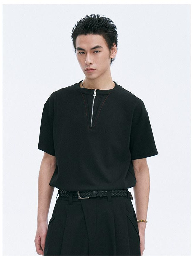 CATSSTAC Comfortable Oversized Trendy Casual Youth Black Gray Short Sleeve T-Shirts