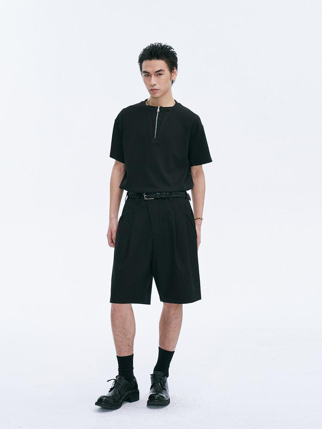 CATSSTAC Comfortable Oversized Trendy Casual Youth Black Gray Short Sleeve T-Shirts