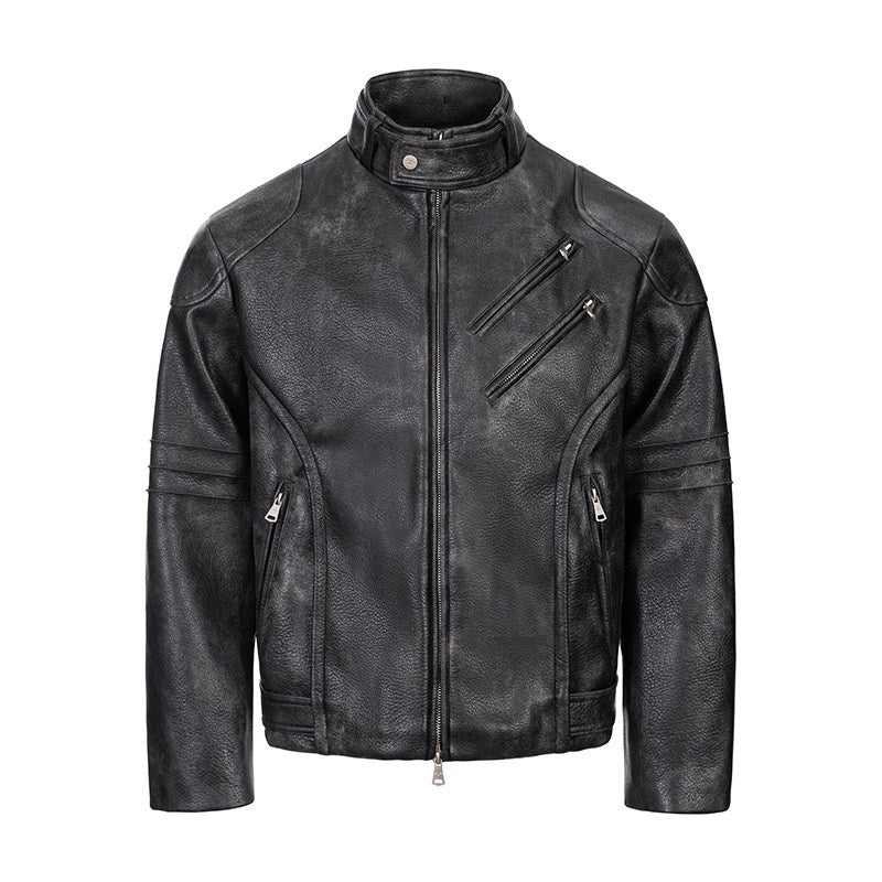 CATSSTAC_Comfy_Loose_Fit_Stand_Collar_Long_Sleeve_Unisex_Black_Cropped_Jackets_MISSTT