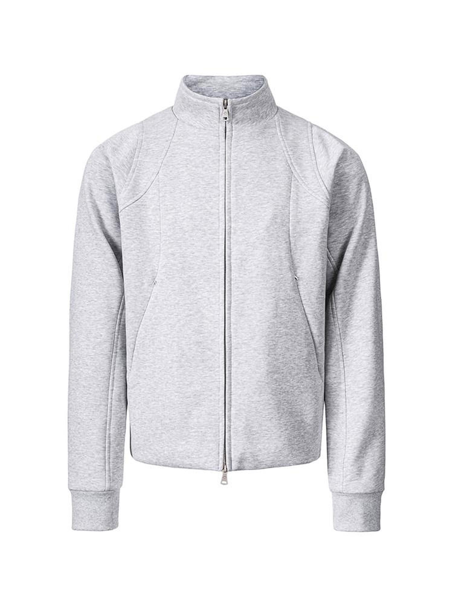 CATSSTAC Cozy Loose Knit Zipper Stand Collar Casual Unisex Daily Tops Cardigans