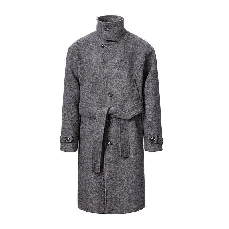 CATSSTAC_Cozy_Relaxed_Longline_Stand_Collar_Youth_Business_Casual_Gray_Brown_Wool_Coats_MISSTT