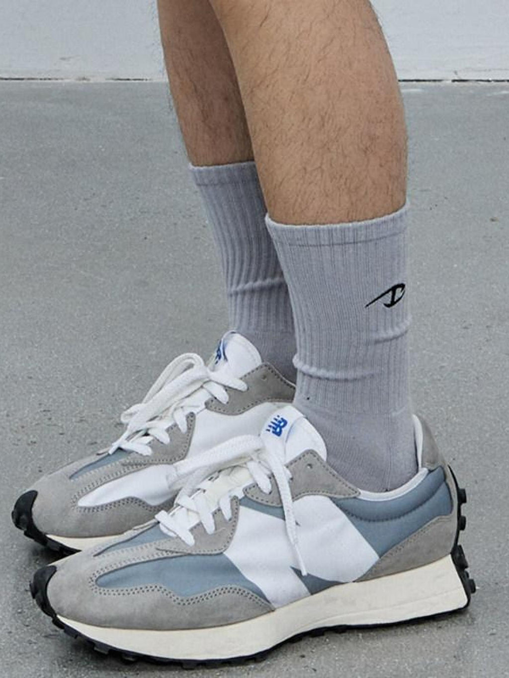 CATSSTAC Cushioned Breathable Mid Calf Crew Unisex Everyday Black Grey Cream Socks