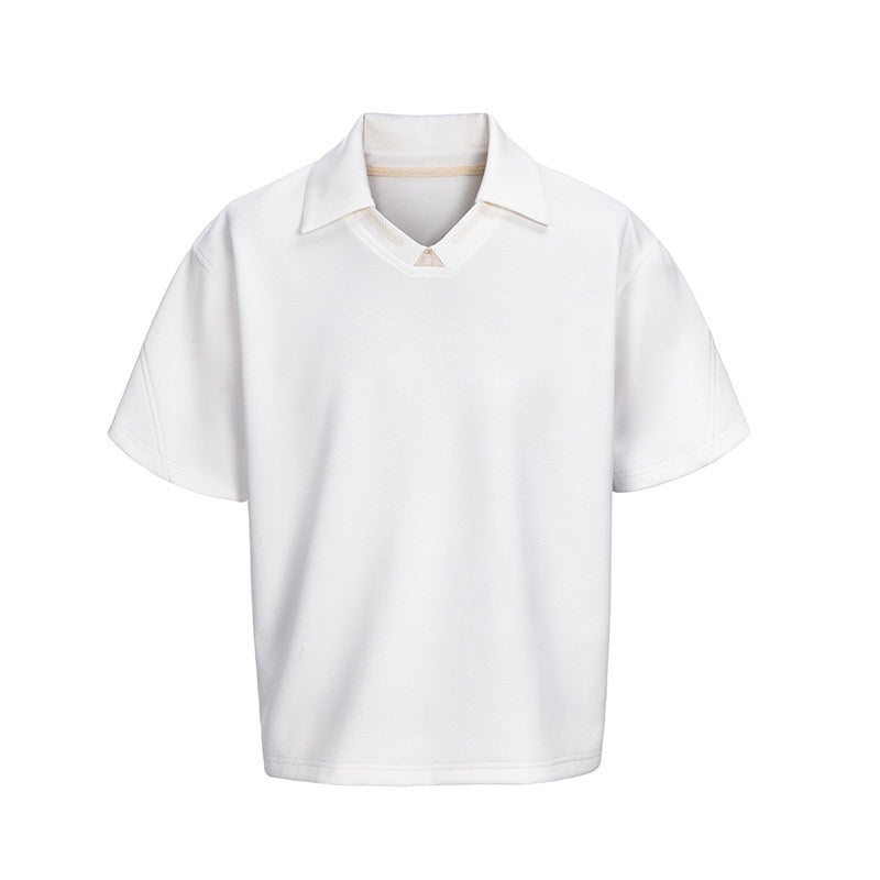 CATSSTAC_Embroidered_Loose_Drop_Shoulder_Trendy_Men_Casual_Black_Short_Sleeve_T-Shirts_MISSTT