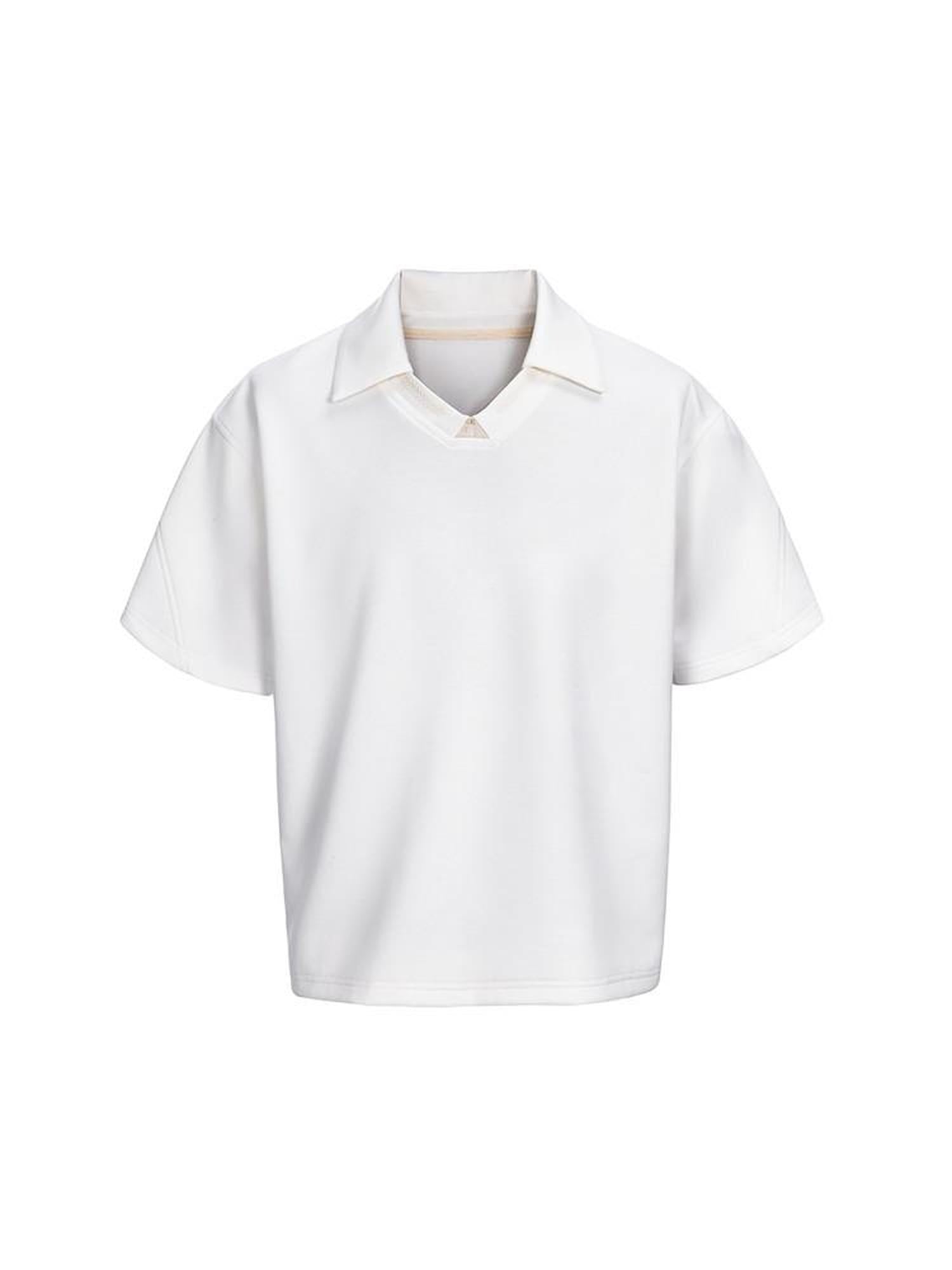 CATSSTAC Embroidered Loose Drop Shoulder Trendy Men Casual Black Short Sleeve T-Shirts